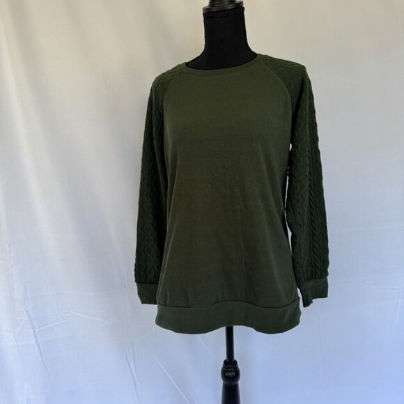 WOMENS LONG Knit Sleeve SWEATER Super Soft SMALL -0301 - Picture 2 of 11